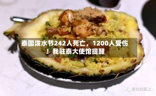 泰国泼水节242人死亡，1200人受伤！我驻泰大使馆提醒-第3张图片