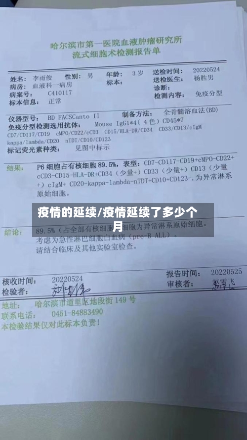 疫情的延续/疫情延续了多少个月