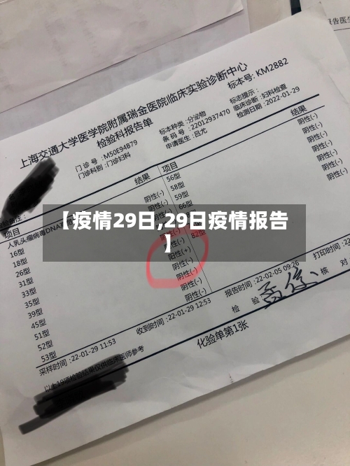 【疫情29日,29日疫情报告】