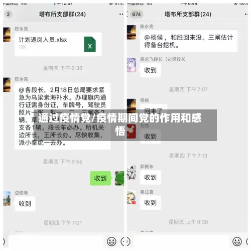 通过疫情党/疫情期间党的作用和感悟