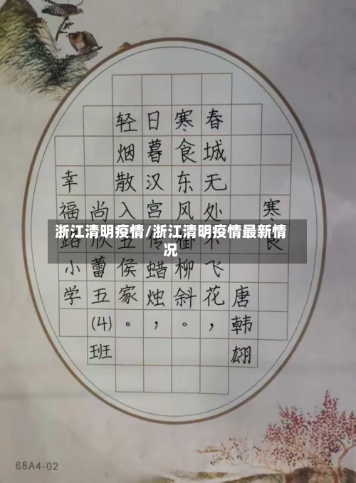 浙江清明疫情/浙江清明疫情最新情况