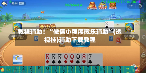 教程辅助！“微信小程序微乐辅助”(透视挂)辅助下载教程