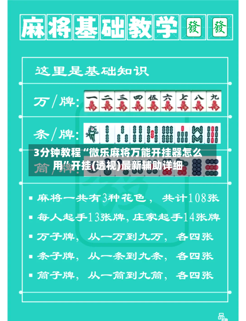 3分钟教程“微乐麻将万能开挂器怎么用”开挂(透视)最新辅助详细