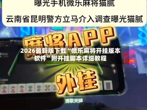 2026最新版下载“微乐麻将开挂版本软件”附开挂脚本详细教程