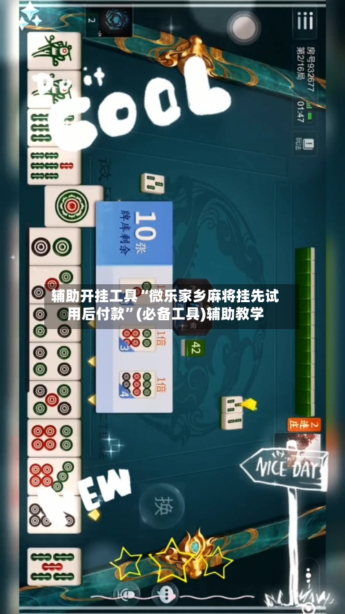 辅助开挂工具“微乐家乡麻将挂先试用后付款”(必备工具)辅助教学