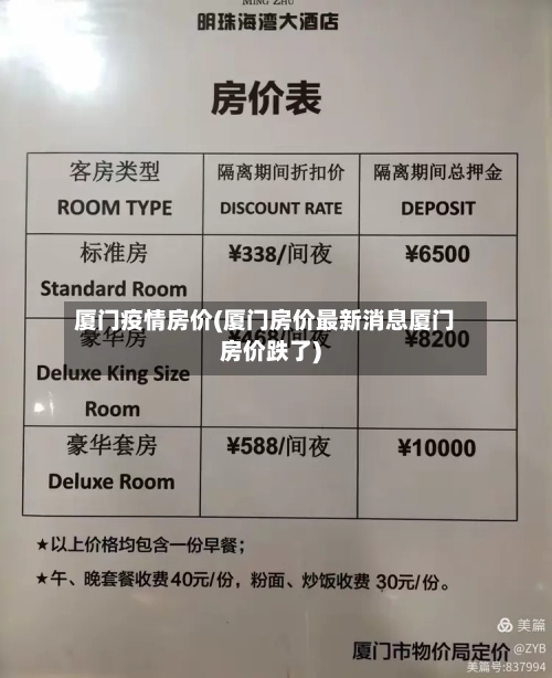 厦门疫情房价(厦门房价最新消息厦门房价跌了)