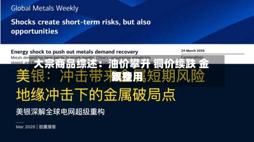 大宗商品综述：油价攀升 铜价续跌 金银费用双挫