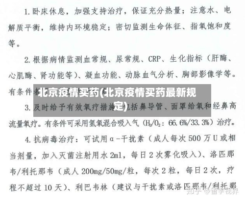 北京疫情买药(北京疫情买药最新规定)