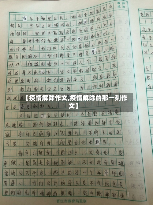 【疫情解除作文,疫情解除的那一刻作文】