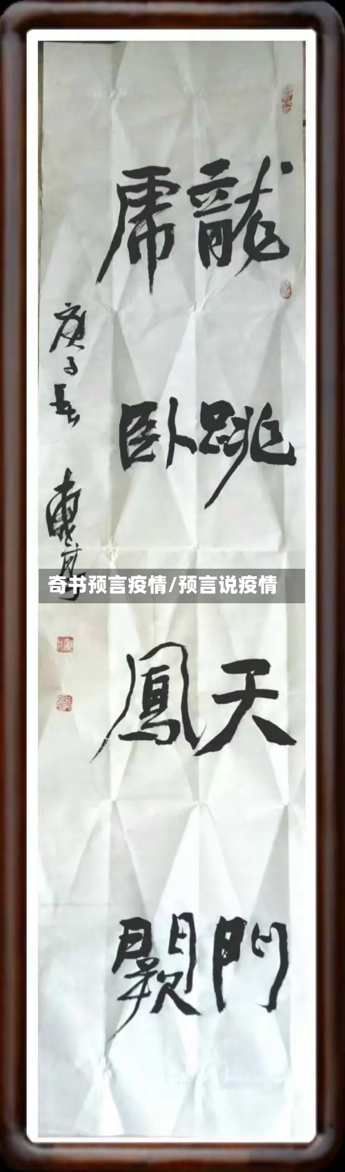 奇书预言疫情/预言说疫情
