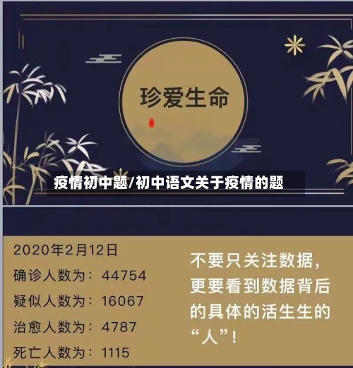 疫情初中题/初中语文关于疫情的题