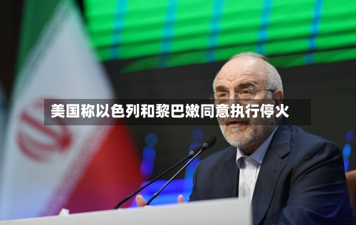 美国称以色列和黎巴嫩同意执行停火