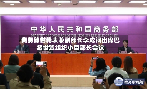 商务部世界贸易谈判代表兼副部长李成钢出席巴黎世贸组织小型部长会议
