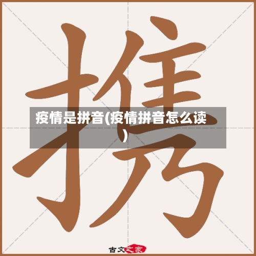 疫情是拼音(疫情拼音怎么读)