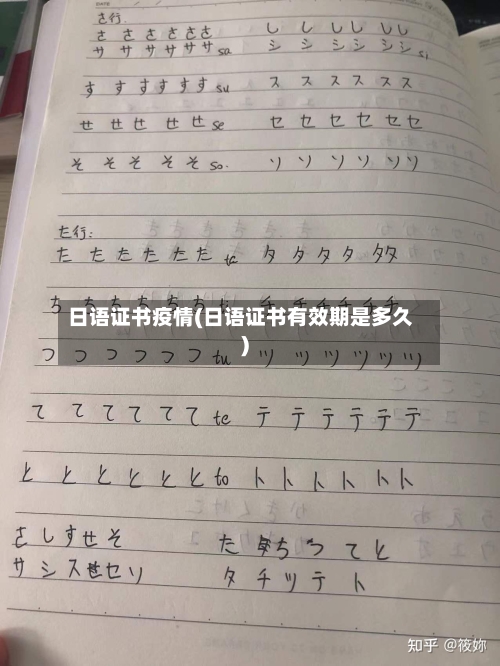 日语证书疫情(日语证书有效期是多久)