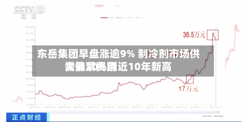 东岳集团早盘涨逾9% 制冷剂市场供需偏紧费用
大涨30%创近10年新高
