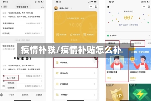 疫情补铁/疫情补贴怎么补