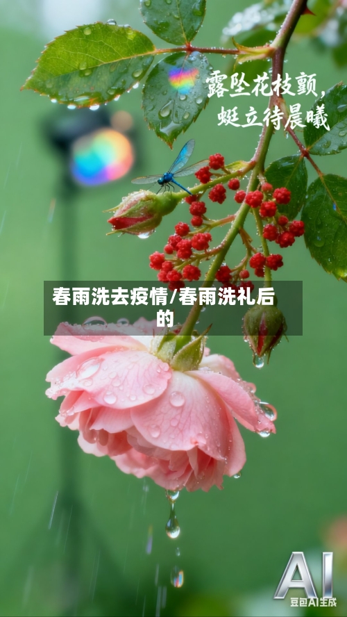 春雨洗去疫情/春雨洗礼后的