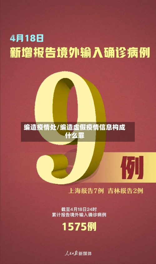 编造疫情处/编造虚假疫情信息构成什么罪