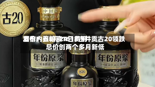 酒价内参6月24日费用发布：五粮液1618古井贡古20领跌 总价创两个多月新低