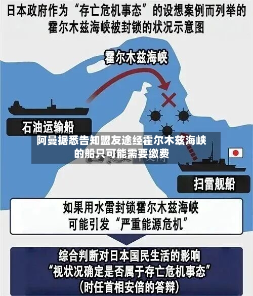 阿曼据悉告知盟友途经霍尔木兹海峡的船只可能需要缴费