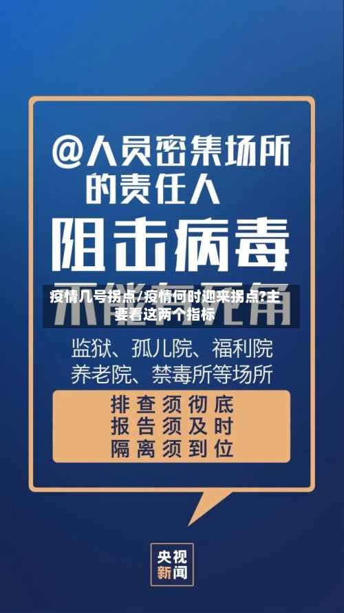 疫情几号拐点/疫情何时迎来拐点?主要看这两个指标