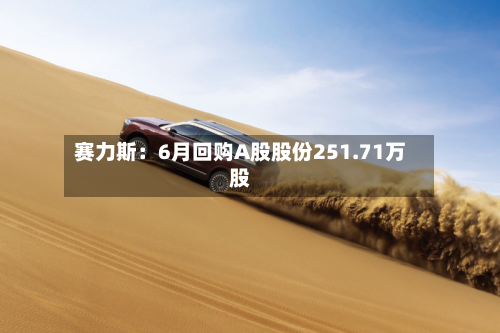 赛力斯:6月回购A股股份251.71万股